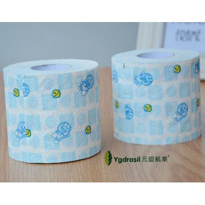 Competitive price dissolvable printed toilet paper