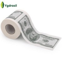 Toilet paper printing dollars tissue hot paper