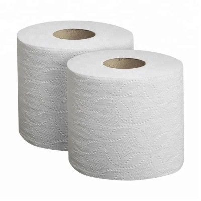 White virgin pulp material toilet tissue roll